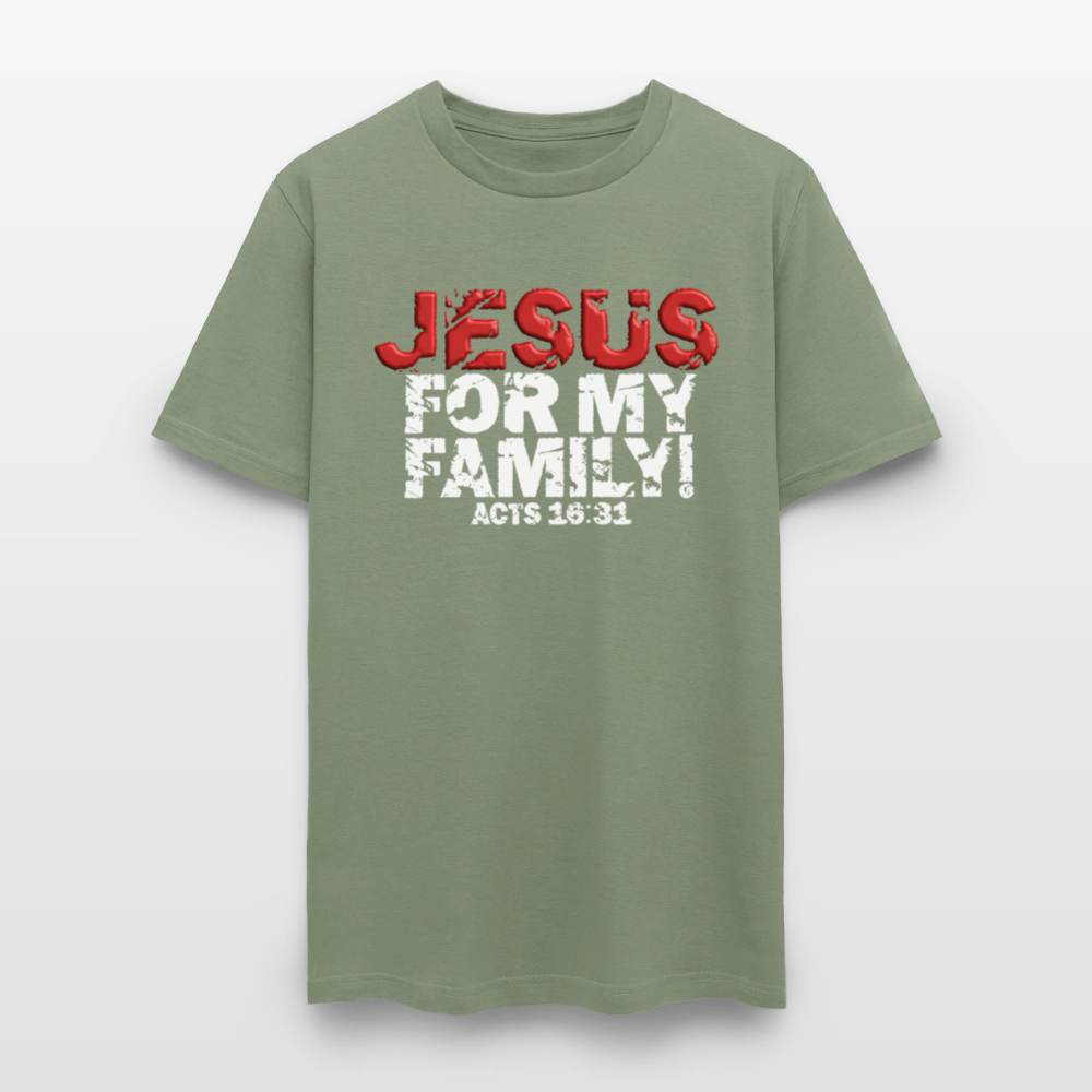 Jesus for My Family - military green