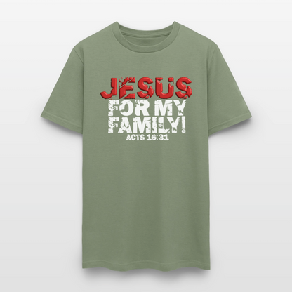 Jesus for My Family - military green