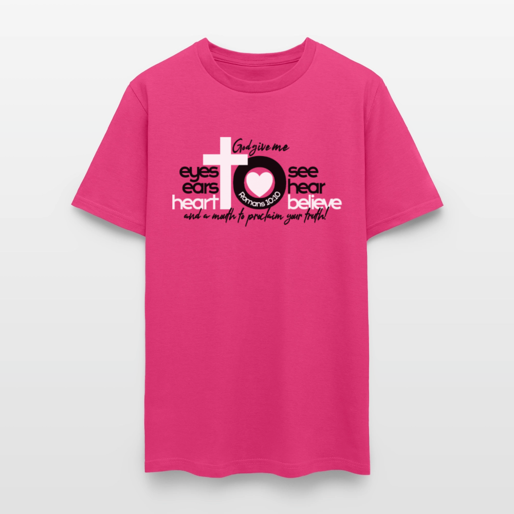 Eyes Ears Heart - fuchsia