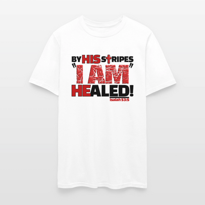 By His Stripes I Am Healed - white