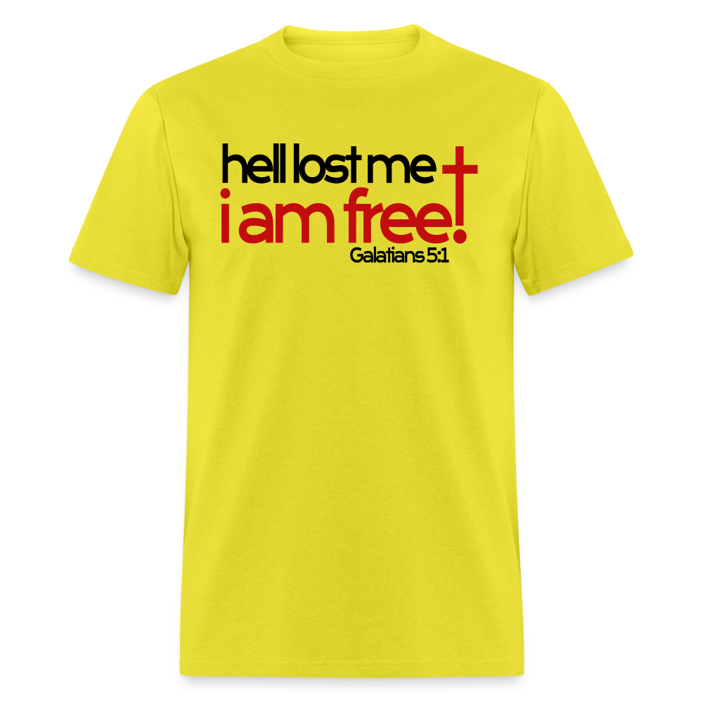 Hell Lost Me I Am Free - yellow