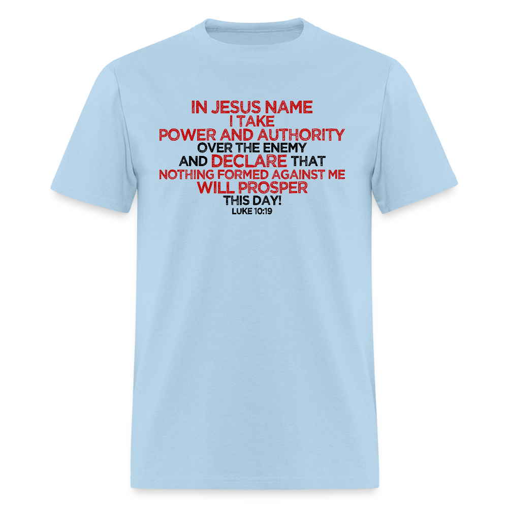 I Take Power & Authority - powder blue