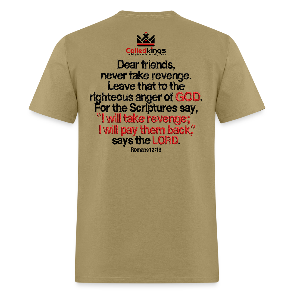 Vengeance is Mine Says the Lord - khaki