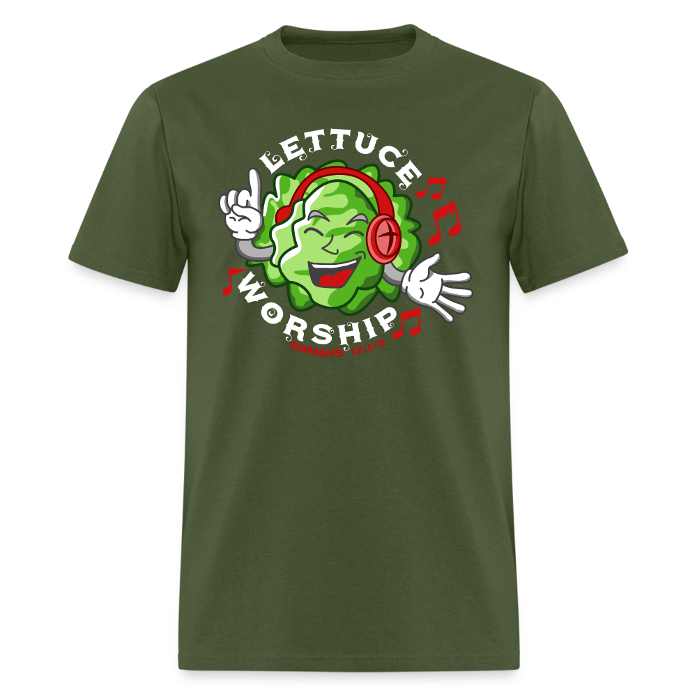 Lettuce Worship - military green