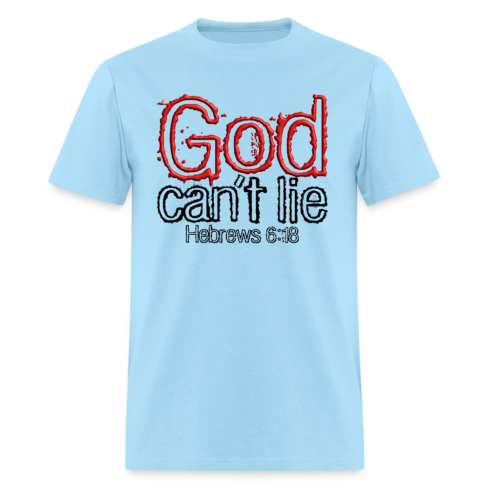 God Can't Lie - powder blue