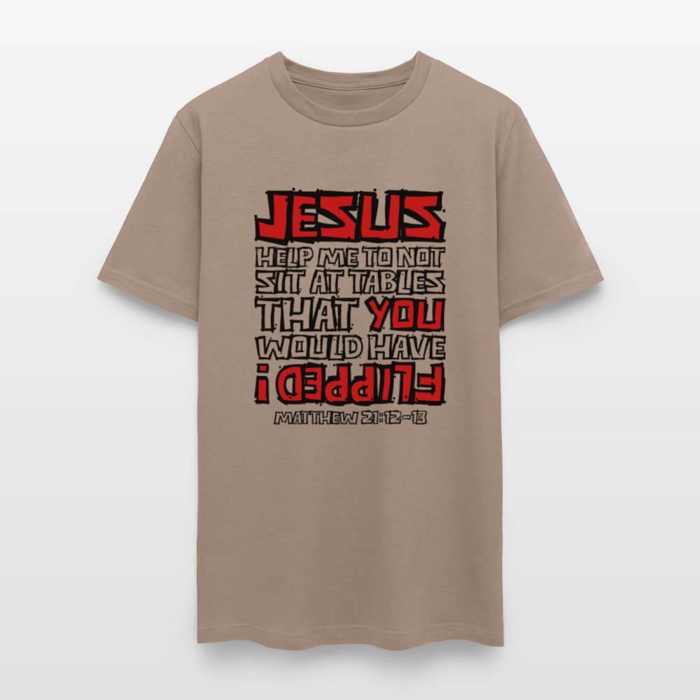 Jesus Flipped - brown savana