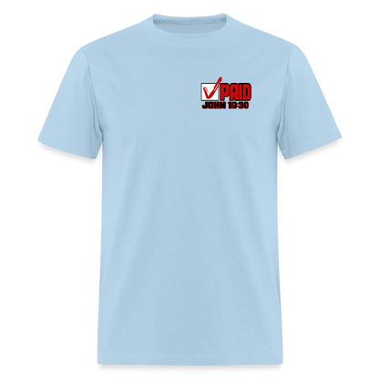 Debt Paid in Full - powder blue