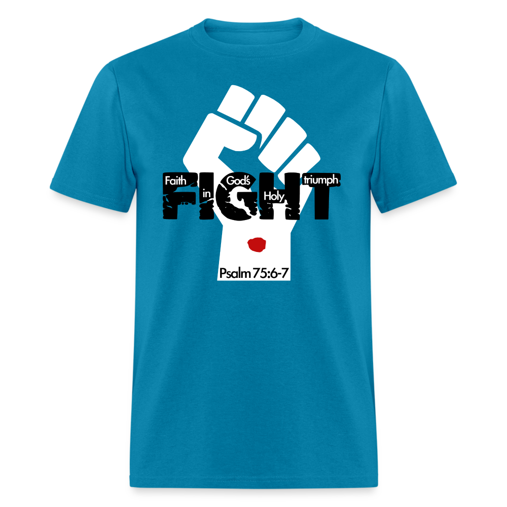 FIGHT with Fist - turquoise