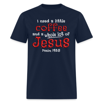 Coffee & Jesus - navy