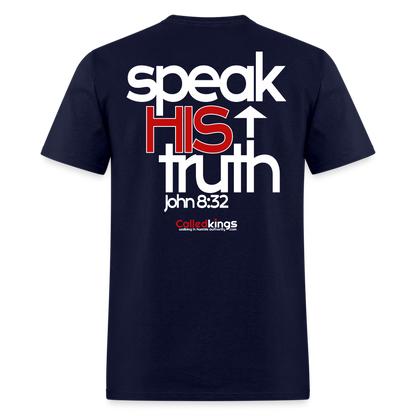 WTBSF? Speak His Truth - navy