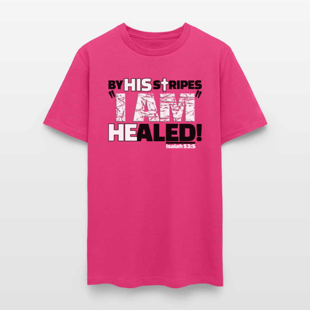 By His Stripes I Am Healed - fuchsia