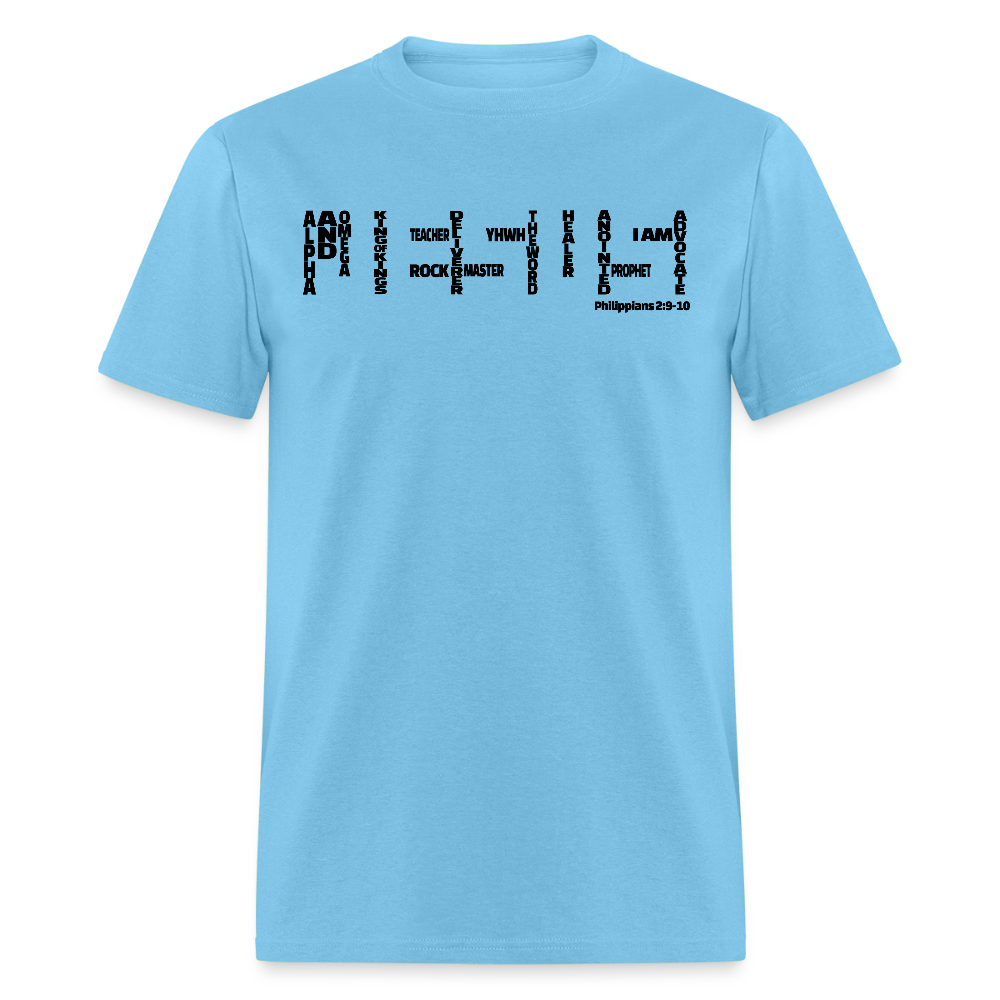 Jesus Names - aquatic blue