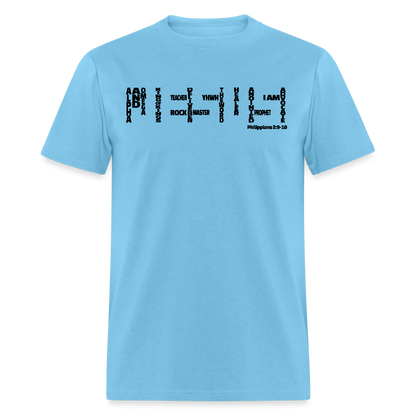 Jesus Names - aquatic blue