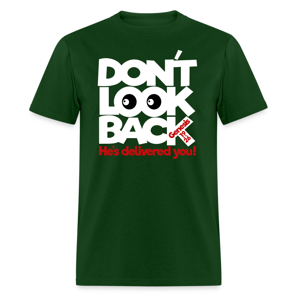Don't Look Back - forest green