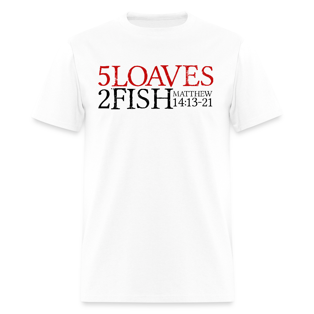 5 Loaves 2 Fish - white