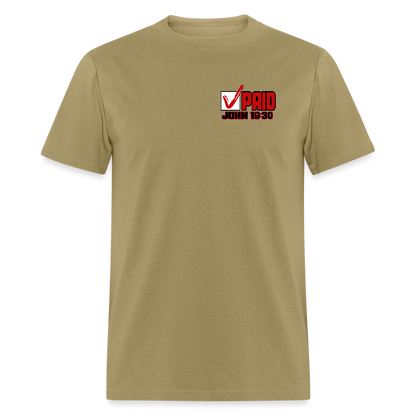 Debt Paid in Full - khaki