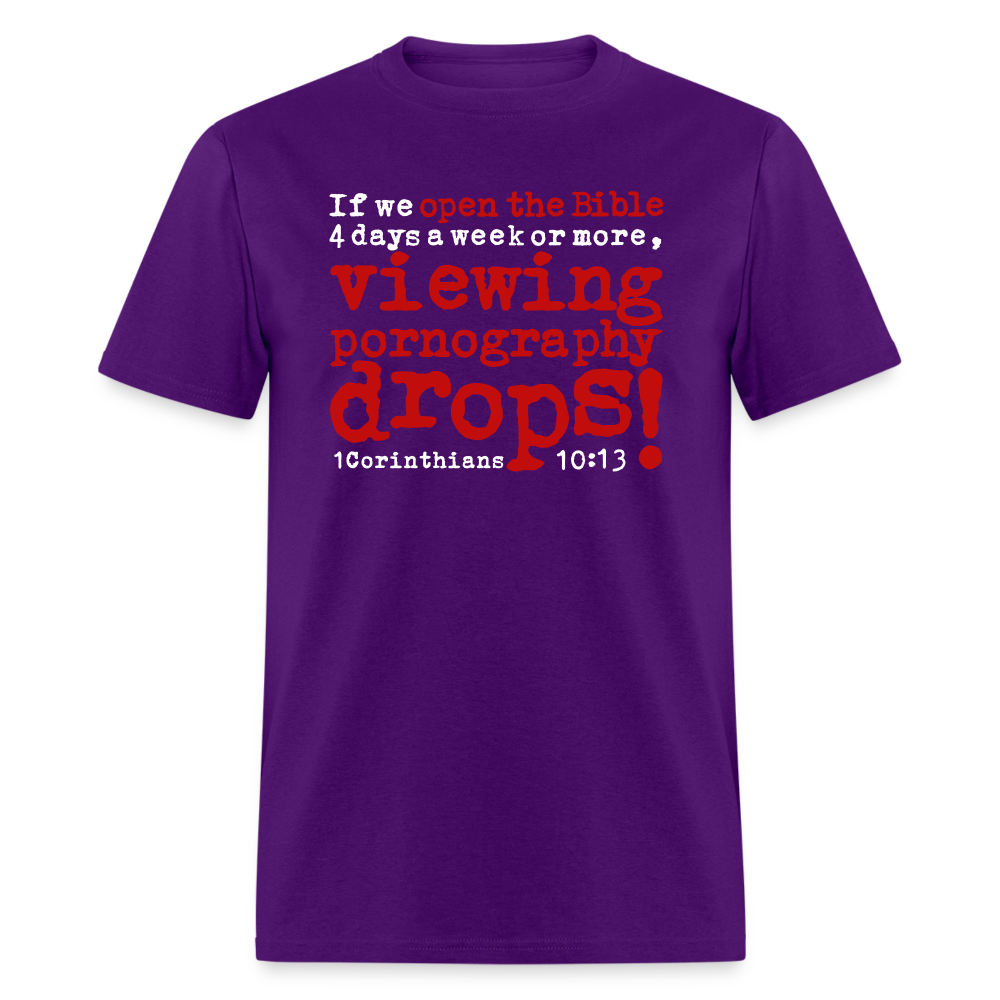 Open Bible Viewing Porn Drops - purple
