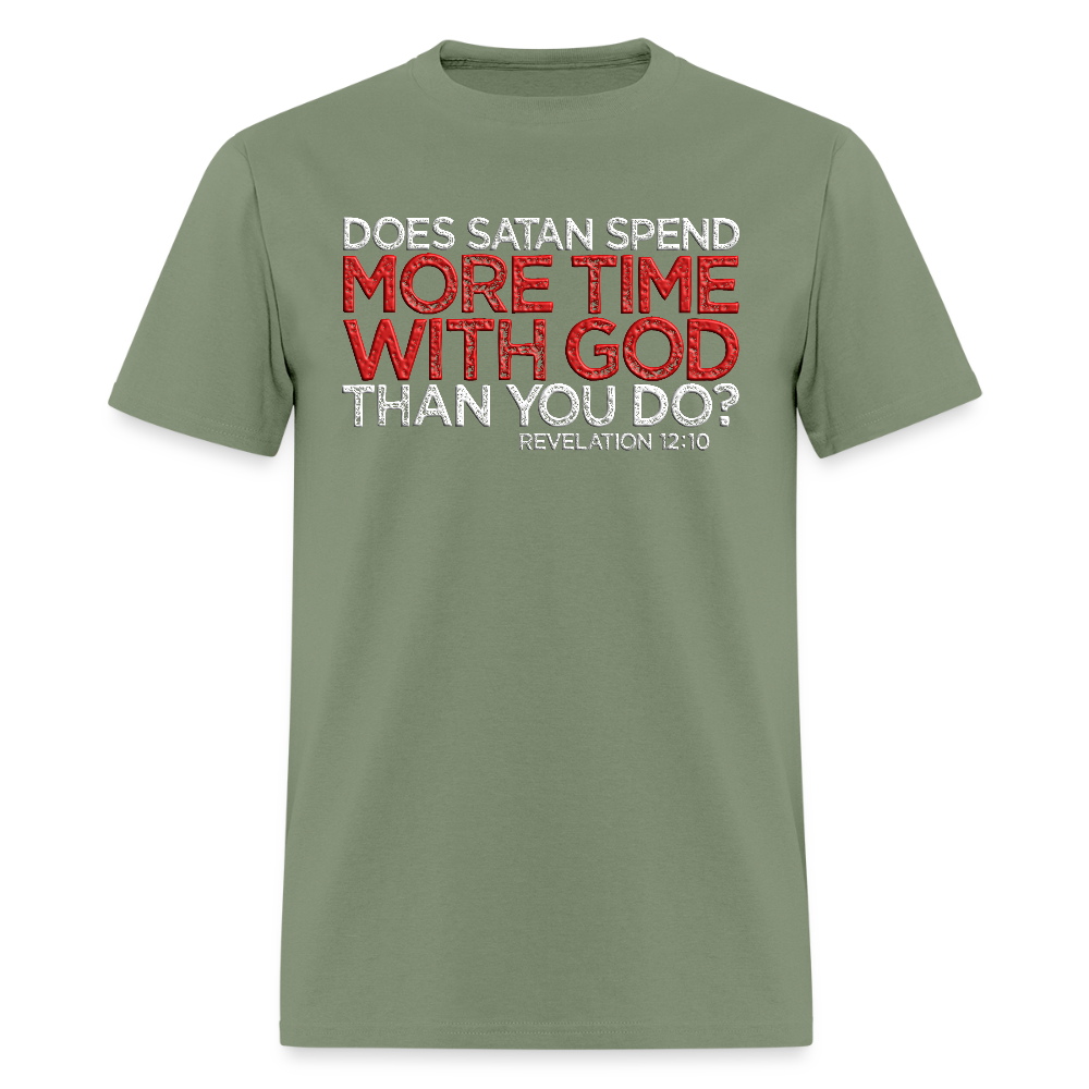 More Time With God - military green