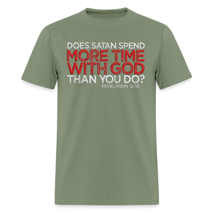 More Time With God - military green