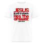 Jesus Is the Answer - white