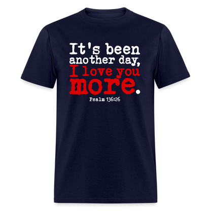 Another Day I Love You More - navy