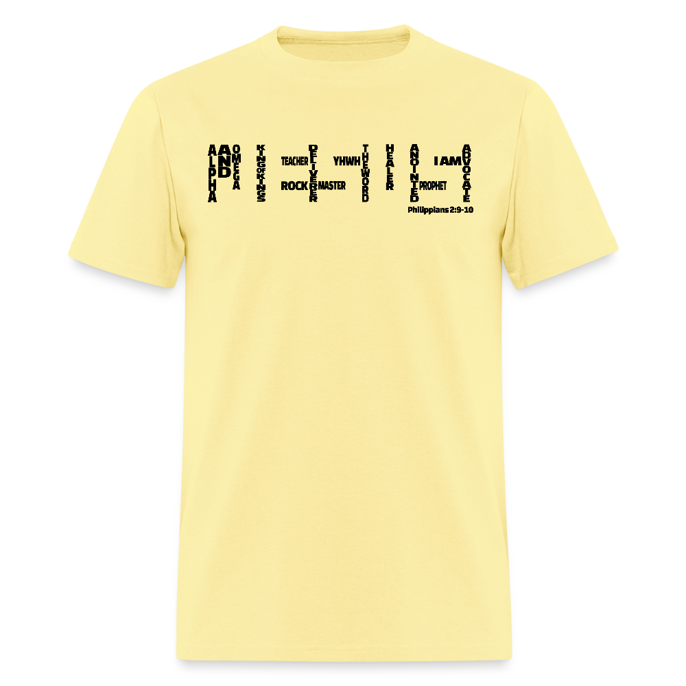 Jesus Names - cornsilk