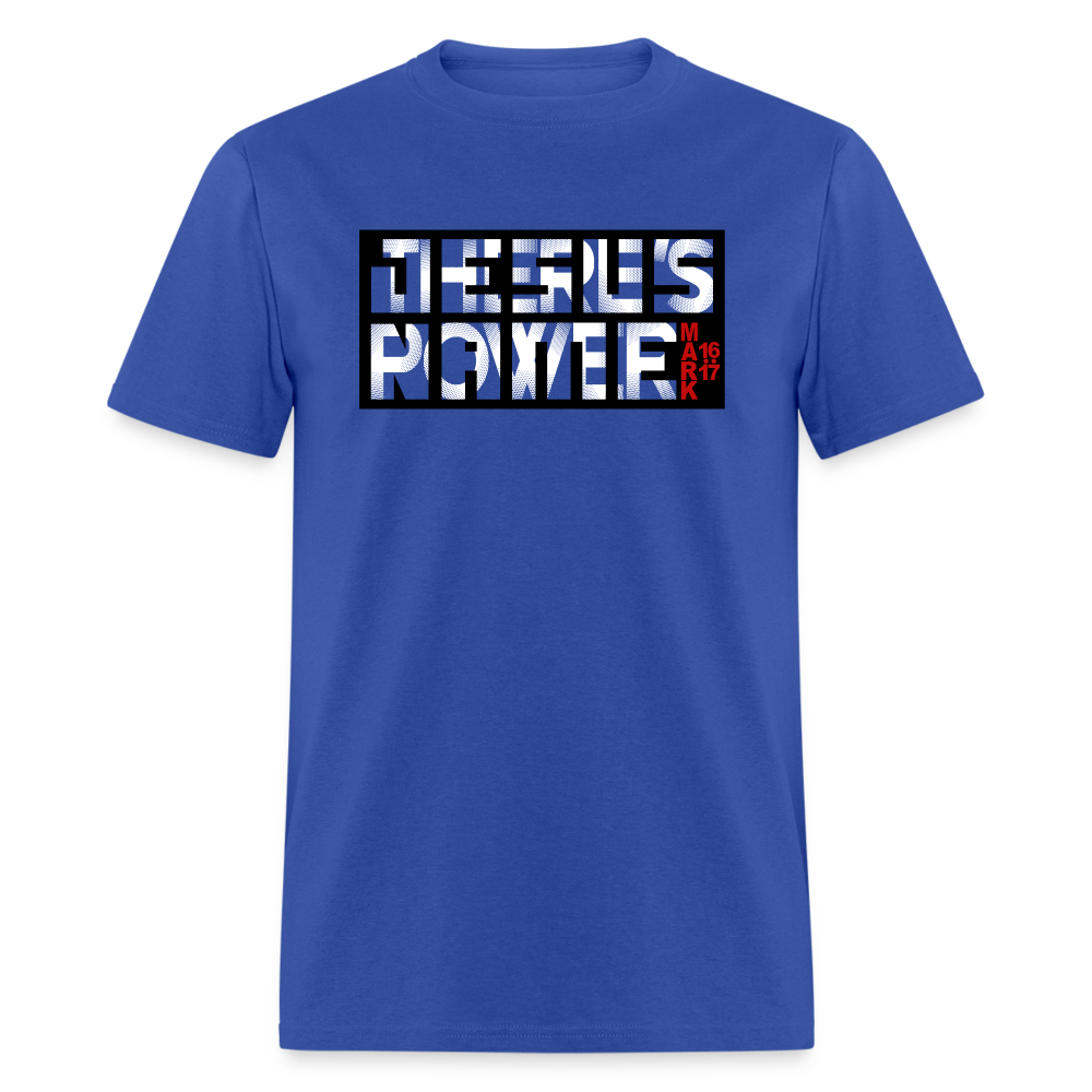 There's Power in Jesus Name - royal blue