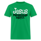 Jesus Remember Me - bright green