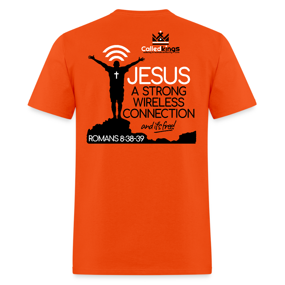 Jesus Strong Wireless Connection - orange