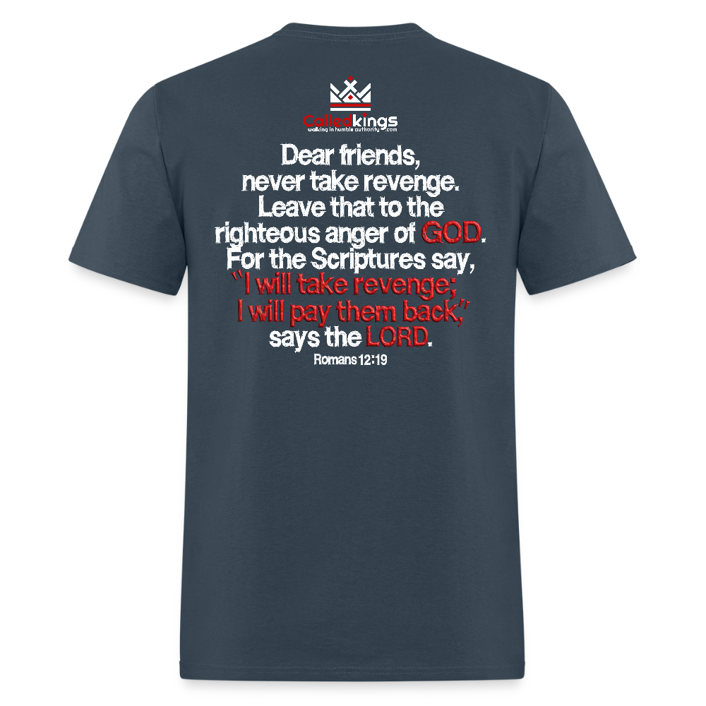 Vengeance is Mine Says the Lord -  blue dusk