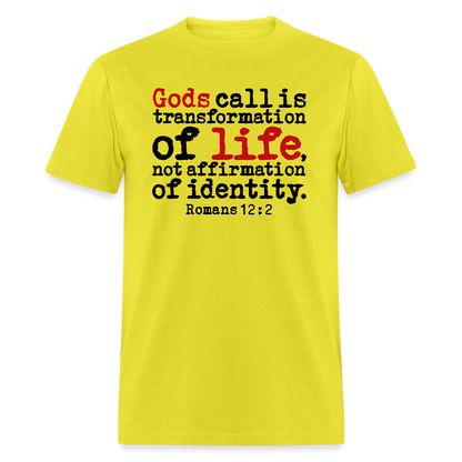 Transformation Of Life - yellow