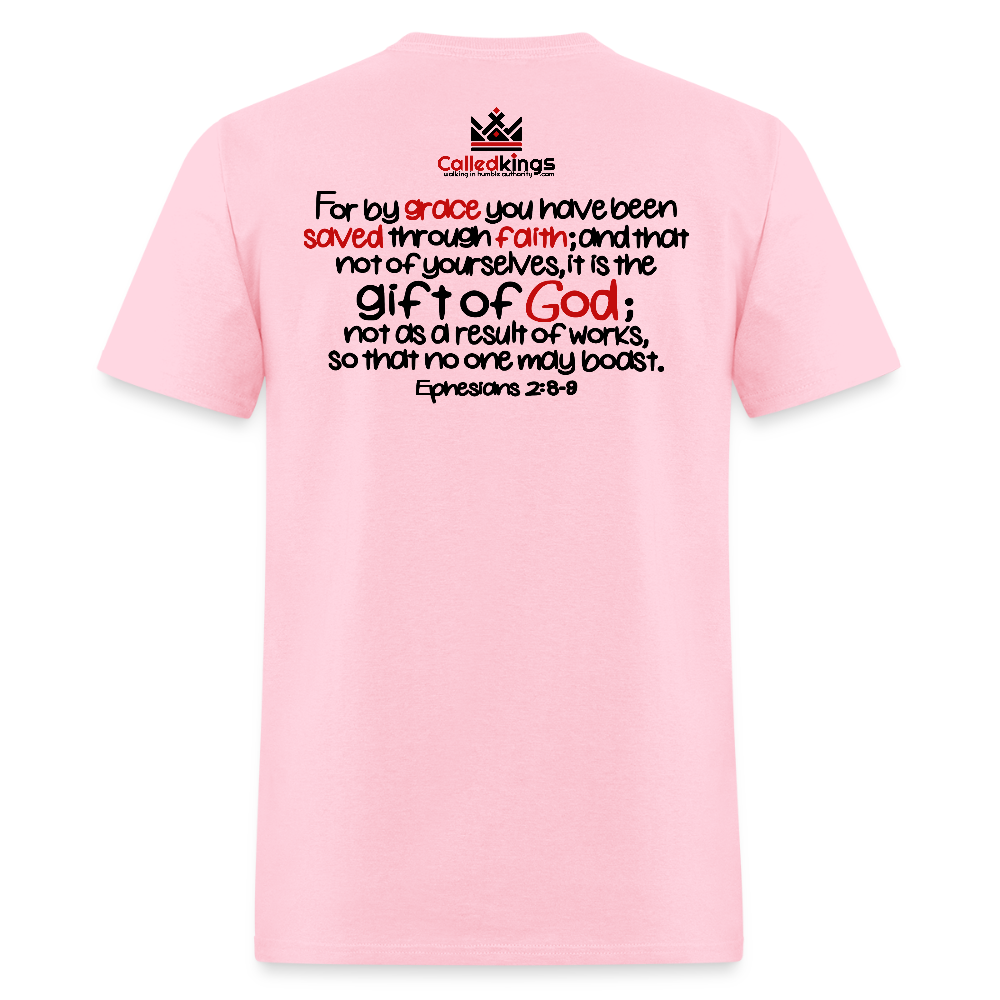 Only Thing We Contribute To Our Salvation - pink