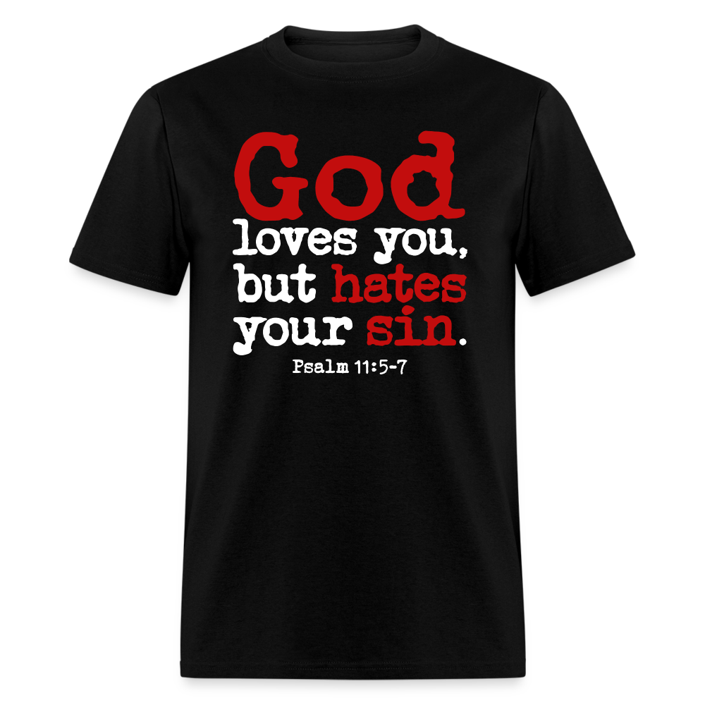 God Hates Sin - black