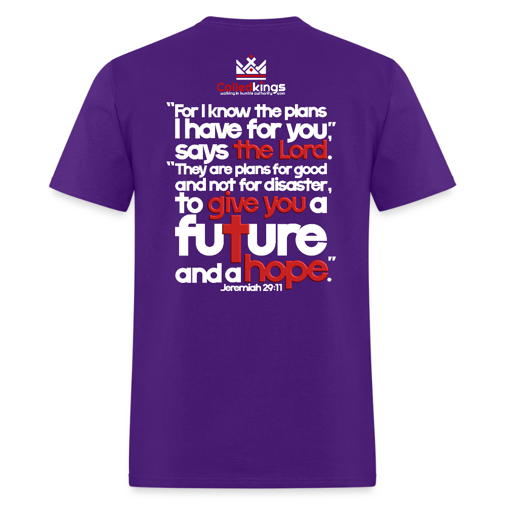 He Knows Expect Victory - purple