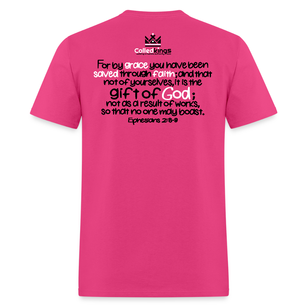 Only Thing We Contribute To Our Salvation - fuchsia