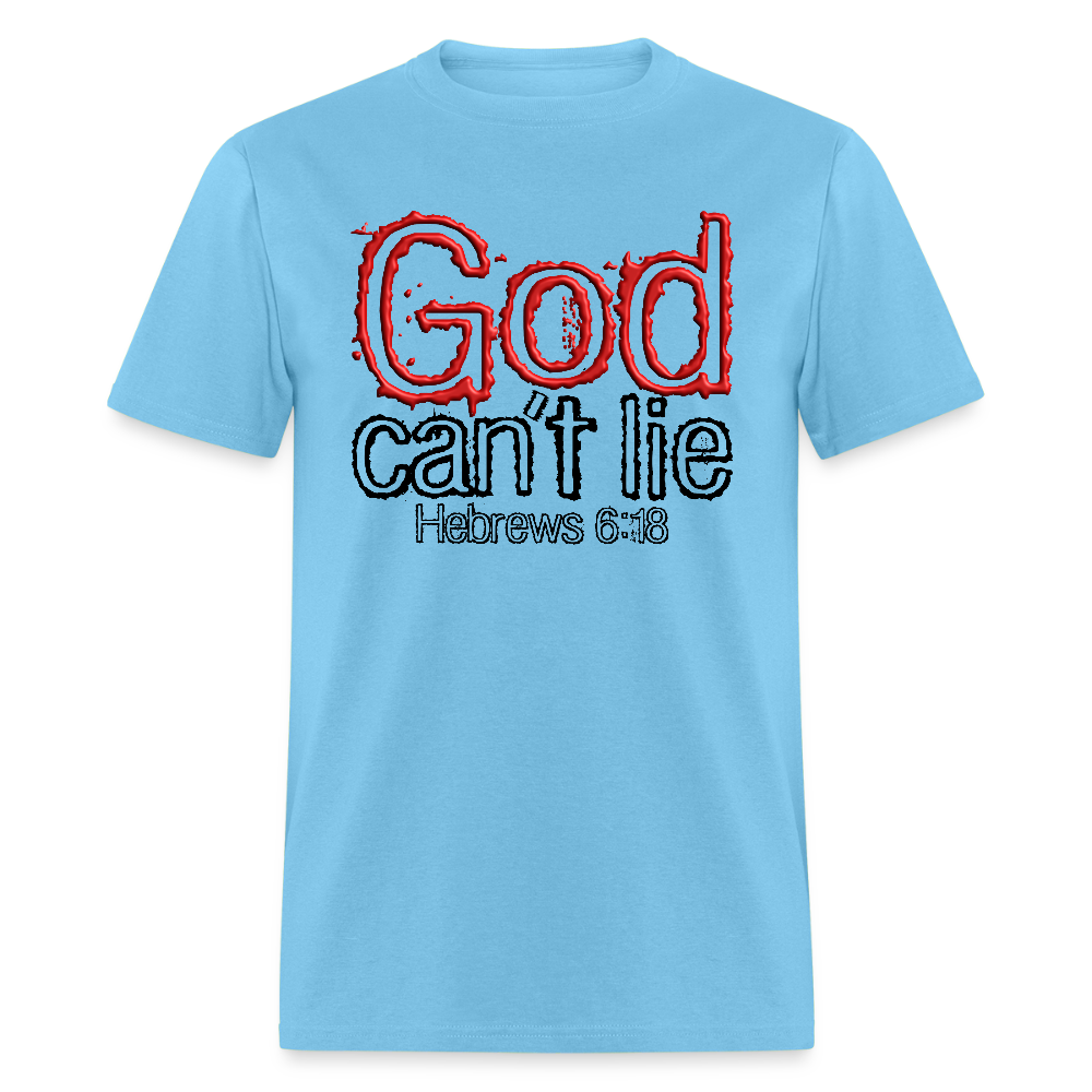 God Can't Lie - aquatic blue