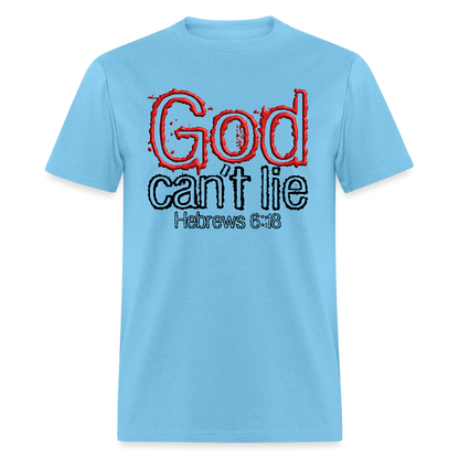 God Can't Lie - aquatic blue